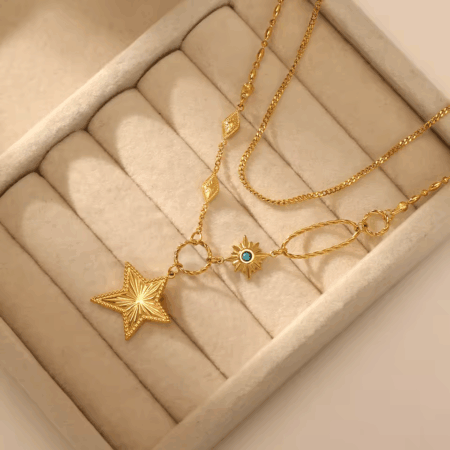 Colar Lucerne banhado a Ouro 18K